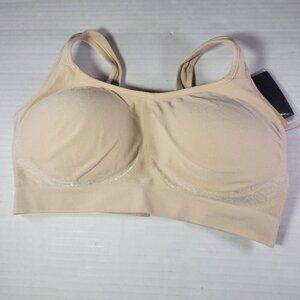 Truekind Chai Daily Comfort Supportive Wirefree Shaper Bra #10022 Size L